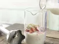 Erdbeer-Trinkmüsli Zubereitung Schritt 2 Erdbeer-Trinkmüsli Zubereitung Schritt 2