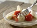 Erdbeerbrei mit Schmelzflocken Zubereitung Schritt 4 Erdbeerbrei mit Schmelzflocken Zubereitung Schritt 4