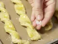 Gebackene Gemüsestangen mit Dip Zubereitung Schritt 7 Gebackene Gemüsestangen mit Dip Zubereitung Schritt 7