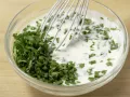 Gebackene Gemüsestangen mit Dip Zubereitung Schritt 9 Gebackene Gemüsestangen mit Dip Zubereitung Schritt 9