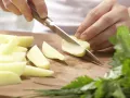 Gebackene Kartoffelspalten Zubereitung Schritt 1 Gebackene Kartoffelspalten Zubereitung Schritt 1