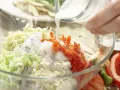 Gedämpfte Garnelen-Teigtaschen Zubereitung Schritt 2 Gedämpfte Garnelen-Teigtaschen Zubereitung Schritt 2