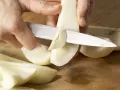 Gedünstete Birnen mit Schokolade Zubereitung Schritt 1 Gedünstete Birnen mit Schokolade Zubereitung Schritt 1