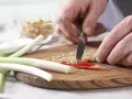 Gefüllte Gurkenbecher Zubereitung Schritt 1 Gefüllte Gurkenbecher Zubereitung Schritt 1