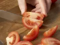 Gefülltes Fladenbrot aus dem Ofen Zubereitung Schritt 2 Gefülltes Fladenbrot aus dem Ofen Zubereitung Schritt 2