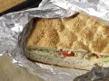 Gefülltes Fladenbrot aus dem Ofen Zubereitung Schritt 8 Gefülltes Fladenbrot aus dem Ofen Zubereitung Schritt 8