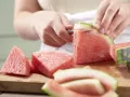 Gegrillte Wassermelone Zubereitung Schritt 2 Gegrillte Wassermelone Zubereitung Schritt 2
