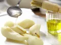 Gorgonzola-Birnen vom Grill Zubereitung Schritt 4 Gorgonzola-Birnen vom Grill Zubereitung Schritt 4