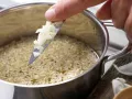 Grüner Gemüse-Reis-Topf Zubereitung Schritt 1 Grüner Gemüse-Reis-Topf Zubereitung Schritt 1