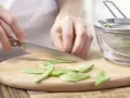 Hähnchen-Curry auf Weizen Zubereitung Schritt 1 Hähnchen-Curry auf Weizen Zubereitung Schritt 1