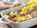 Hähnchenkeulen auf Tomatengemüse Zubereitung Schritt 5 Hähnchenkeulen auf Tomatengemüse Zubereitung Schritt 5