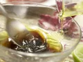Hähnchensalat mit gegrillten Pfirsichen Zubereitung Schritt 2 Hähnchensalat mit gegrillten Pfirsichen Zubereitung Schritt 2