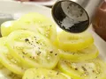 Hähnchensalat mit gegrillten Pfirsichen Zubereitung Schritt 4 Hähnchensalat mit gegrillten Pfirsichen Zubereitung Schritt 4