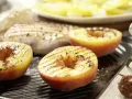 Hähnchensalat mit gegrillten Pfirsichen Zubereitung Schritt 7 Hähnchensalat mit gegrillten Pfirsichen Zubereitung Schritt 7