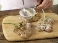 Holunderblüten mit Aprikosenmark Zubereitung Schritt 8 Holunderblüten mit Aprikosenmark Zubereitung Schritt 8