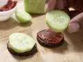 Käseigel mit Möhrenstiften Zubereitung Schritt 2 Käseigel mit Möhrenstiften Zubereitung Schritt 2