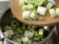 Kartoffelsuppe mit Lachs Zubereitung Schritt 3 Kartoffelsuppe mit Lachs Zubereitung Schritt 3