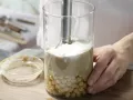 Kichererbsen-Dip Zubereitung Schritt 2 Kichererbsen-Dip Zubereitung Schritt 2