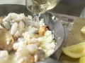 Kräuternudelfetzen mit Garnelen Zubereitung Schritt 9 Kräuternudelfetzen mit Garnelen Zubereitung Schritt 9