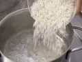 Kürbis-Champignon-Reis Zubereitung Schritt 1 Kürbis-Champignon-Reis Zubereitung Schritt 1