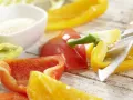 Löwenzahnsalat mit Ziegenkäsetalern Zubereitung Schritt 1 Löwenzahnsalat mit Ziegenkäsetalern Zubereitung Schritt 1