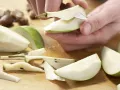 Maronenwaffeln mit Birnen Zubereitung Schritt 1 Maronenwaffeln mit Birnen Zubereitung Schritt 1