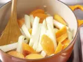 Möhren-Kohlrabi-Gratin mit Kräuterquark Zubereitung Schritt 3 Möhren-Kohlrabi-Gratin mit Kräuterquark Zubereitung Schritt 3