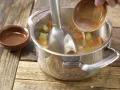 Möhrenbrei mit Schweinefleisch Zubereitung Schritt 4 Möhrenbrei mit Schweinefleisch Zubereitung Schritt 4