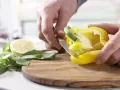 Mozzarella-Spieße Zubereitung Schritt 1 Mozzarella-Spieße Zubereitung Schritt 1