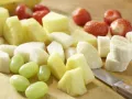 Obst am Spieß Zubereitung Schritt 1 Obst am Spieß Zubereitung Schritt 1