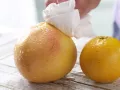 Orangen-Grapefruit-Salat Zubereitung Schritt 1 Orangen-Grapefruit-Salat Zubereitung Schritt 1