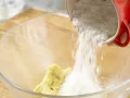 Orangenblätter, Nugatstreifen und Kokosringe Zubereitung Schritt 9 Orangenblätter, Nugatstreifen und Kokosringe Zubereitung Schritt 9