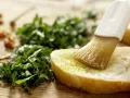 Orientalisches Auberginenpüree auf Fladenbrot Zubereitung Schritt 3 Orientalisches Auberginenpüree auf Fladenbrot Zubereitung Schritt 3