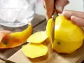 Papaya-Mango-Shake Zubereitung Schritt 2 Papaya-Mango-Shake Zubereitung Schritt 2