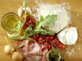 Parmaschinken-Pizza mit Rucola Zubereitung Schritt 1 Parmaschinken-Pizza mit Rucola Zubereitung Schritt 1