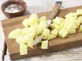 Pasta mit Kartoffeln Zubereitung Schritt 3 Pasta mit Kartoffeln Zubereitung Schritt 3
