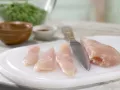 Pfannkuchen-Hähnchen-Wraps Zubereitung Schritt 2 Pfannkuchen-Hähnchen-Wraps Zubereitung Schritt 2