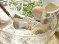 Pikante Erbsen-Bohnen-Schecke Zubereitung Schritt 1 Pikante Erbsen-Bohnen-Schecke Zubereitung Schritt 1