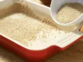 Pilz-Gratin auf Sprossensalat Zubereitung Schritt 7 Pilz-Gratin auf Sprossensalat Zubereitung Schritt 7