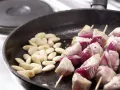 Putenspieße auf Spinat-Reis Zubereitung Schritt 5 Putenspieße auf Spinat-Reis Zubereitung Schritt 5