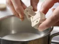 Quarkstollen Zubereitung Schritt 1 Quarkstollen Zubereitung Schritt 1