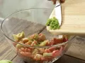 Rhabarber-Limetten-Muffins Zubereitung Schritt 2 Rhabarber-Limetten-Muffins Zubereitung Schritt 2