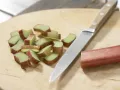 Rhabarberkuchen im Glas Zubereitung Schritt 1 Rhabarberkuchen im Glas Zubereitung Schritt 1