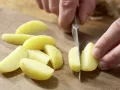 Rosenkohlpüree mit Sesamkartoffeln Zubereitung Schritt 3 Rosenkohlpüree mit Sesamkartoffeln Zubereitung Schritt 3