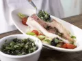 Rotbarschfilet mit Kirschtomaten Zubereitung Schritt 7 Rotbarschfilet mit Kirschtomaten Zubereitung Schritt 7