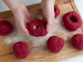 Rote-Bete-Bagels Zubereitung Schritt 2 Rote-Bete-Bagels Zubereitung Schritt 2