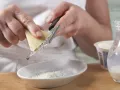 Rucola-Pfannkuchentorte Zubereitung Schritt 4 Rucola-Pfannkuchentorte Zubereitung Schritt 4