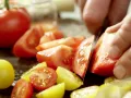 Salatschüssel mit scharfen Rinderfiletscheiben Zubereitung Schritt 6 Salatschüssel mit scharfen Rinderfiletscheiben Zubereitung Schritt 6