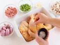 Schokoladenhuhn mit Gewürzreis Zubereitung Schritt 1 Schokoladenhuhn mit Gewürzreis Zubereitung Schritt 1