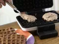 Schokowaffeln mit Bananenjoghurt Zubereitung Schritt 5 Schokowaffeln mit Bananenjoghurt Zubereitung Schritt 5